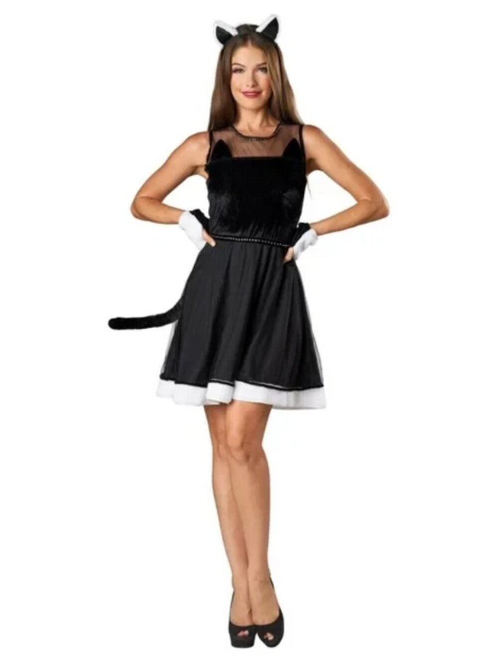 Seasons Woman's Glam Cat Halloween Costume